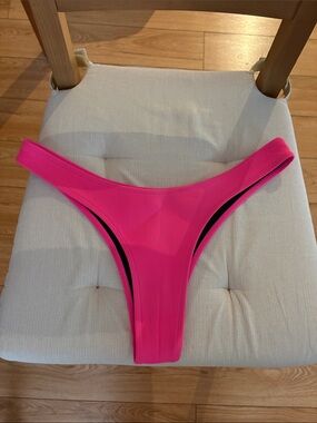 Hoaka Swimwear Hot Pink High-Cut Bikini Bottom